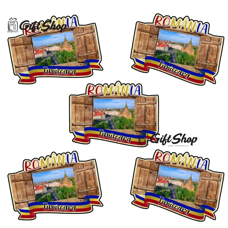 Magnet frigider, forma fereastra, personalizatv